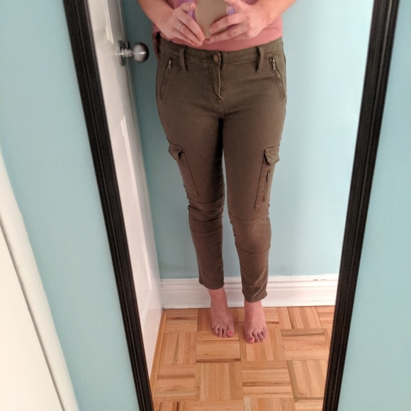 NEW Green Skinny Pants by Aqua - Picture 2 of 8